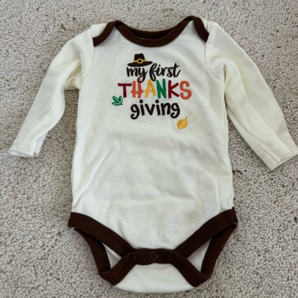 0-3M My First Thanksgiving Set & Hello Pumpkin Set - Picture 12 of 16